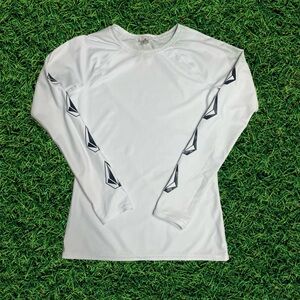 Volcom 298894 Women's Regular Simply Core Long Sleeve Rashguard White, Small